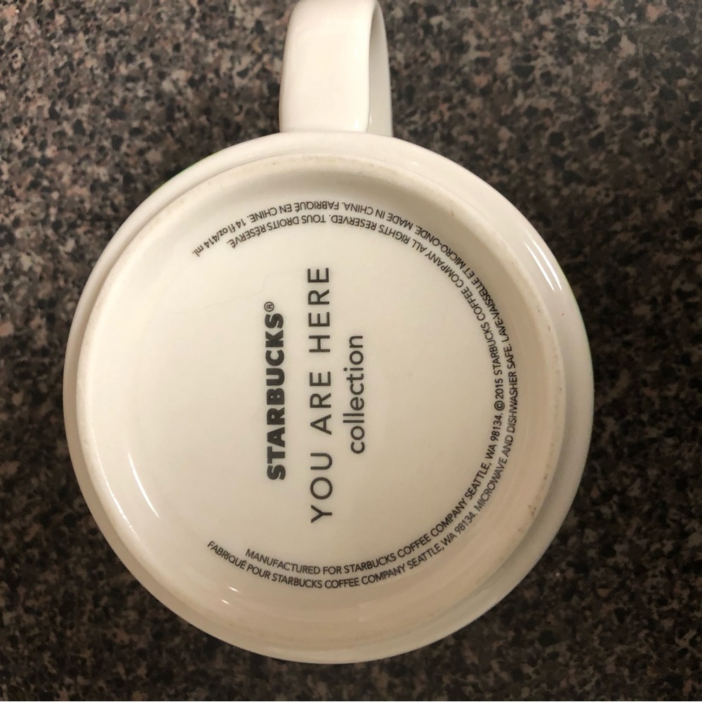 Starbucks You Are Here Seattle Ceramic Mug - Picture 5 of 6